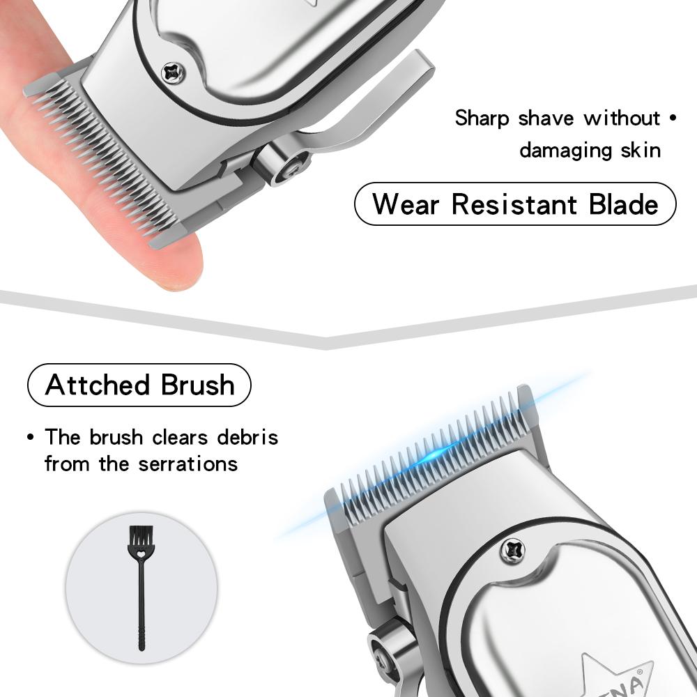 HIENA Men's Electric Hair Trimmer Machine Electric Rechargeable Best Professional Hair Cutting Machine for Men