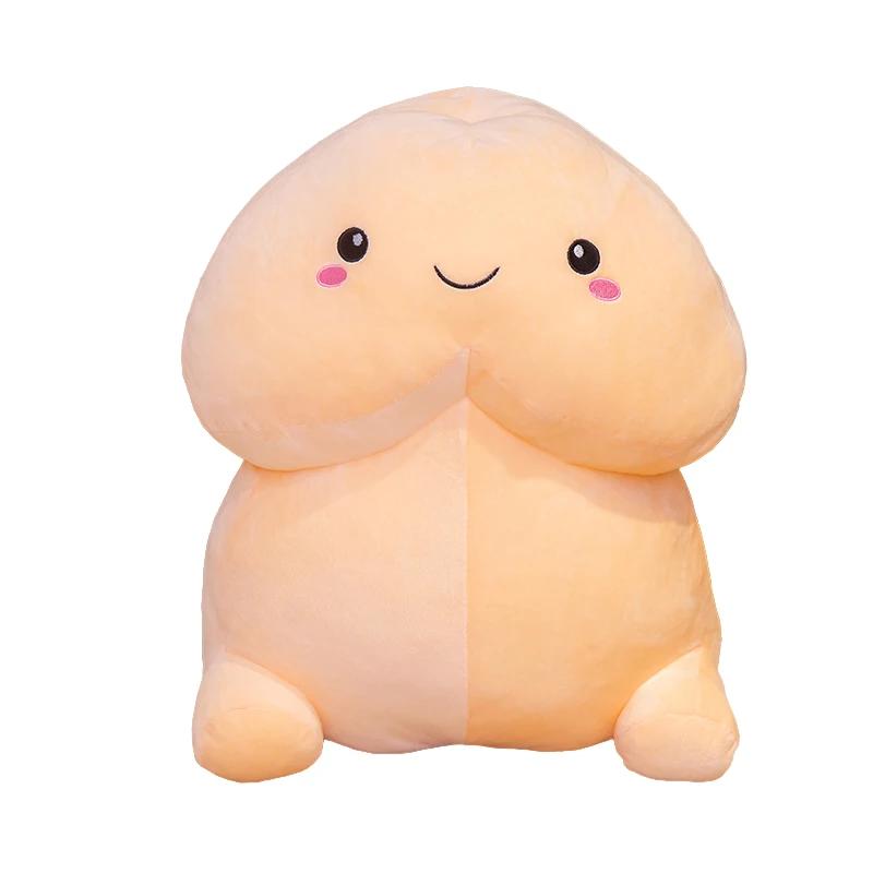 1pc 20CM Cute Penis Plush Toy Pillow Sexy Soft Toy Stuffed Funny Cushion Simulation Lovely Christmas Gift for Girlfriend Lover