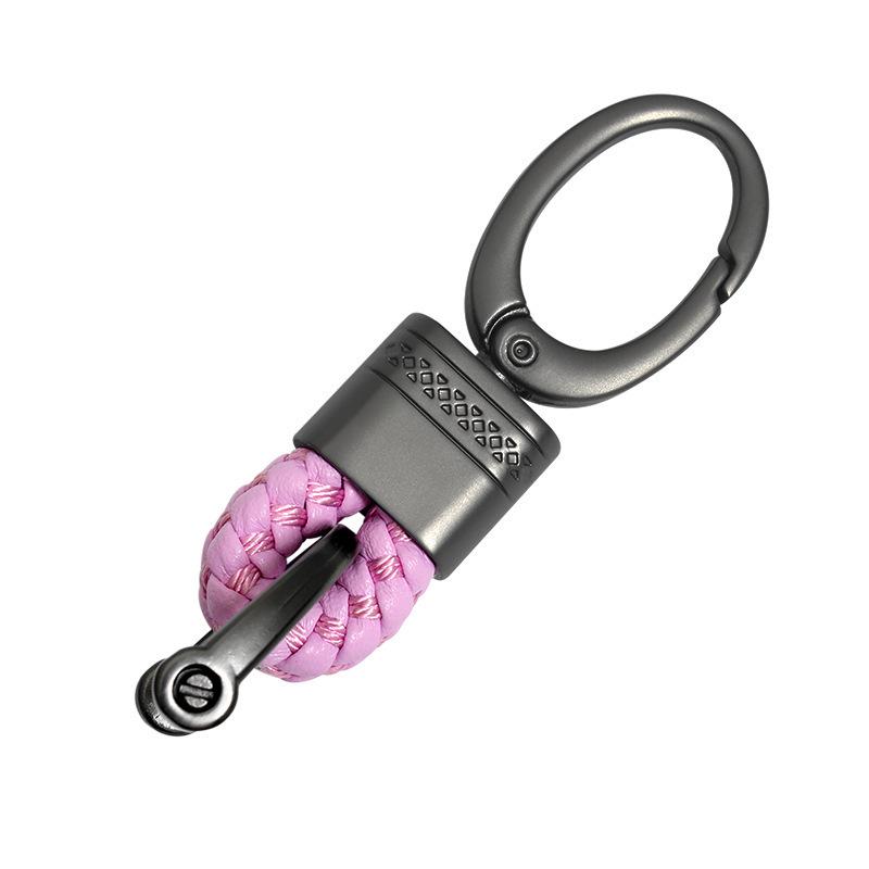 Woven Rope & Metal Keychain Pendant for Students & Couples
