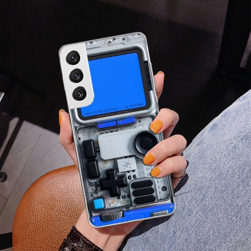 Games Console Fashion Boy Phnoe Case for Samsung Galaxy S26 S25 Edge S23 S24 Ultra S22 Plus S21 S20 FE Unique Cover Soft Coque G