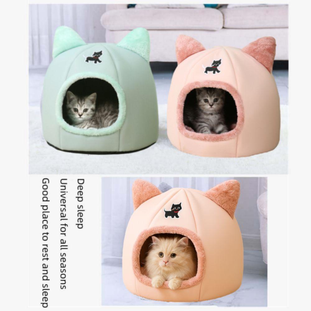 Warm Pet Castle House Four Seasons Cat Condo Pumpkin Cat Bed  For Pet Within 12KG/27LB