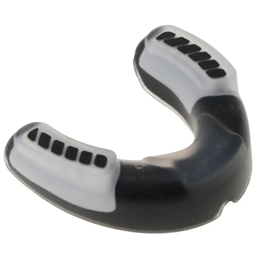 Mouth Guard Protection Kick Boxing MMA Mouthguard Protector for Basketball Boxing Teeth Protector чёрный