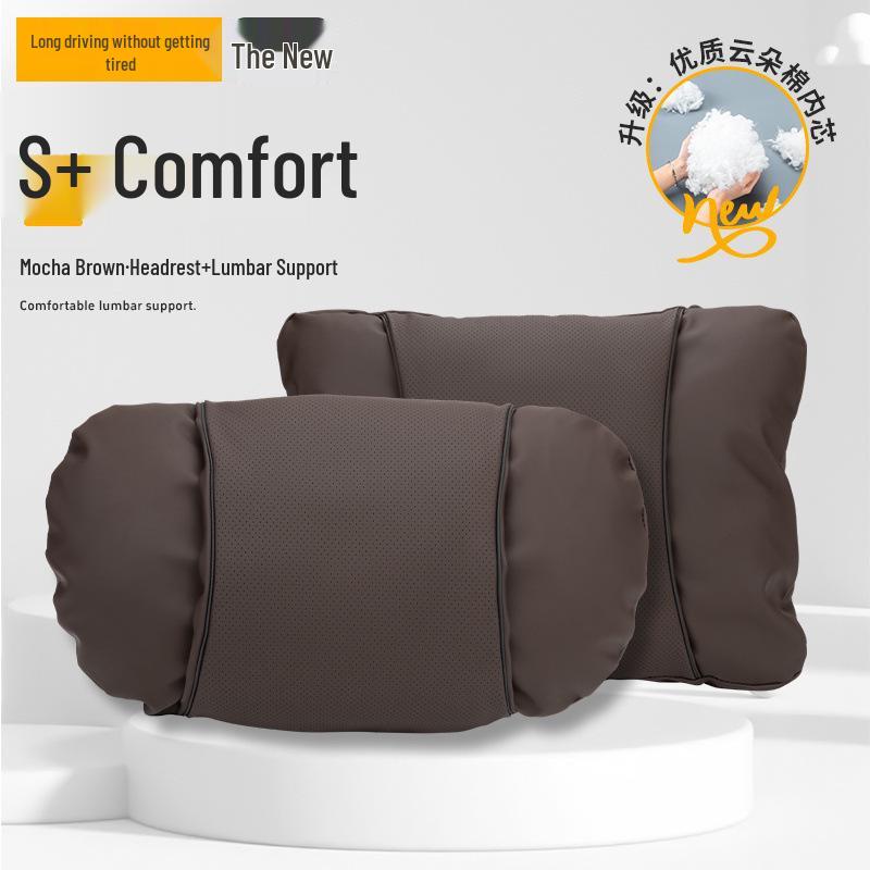 Neck and Lumbar Support Pillow for Hongqi: H5, HS5, H9, H6, HS7, PHEV Models