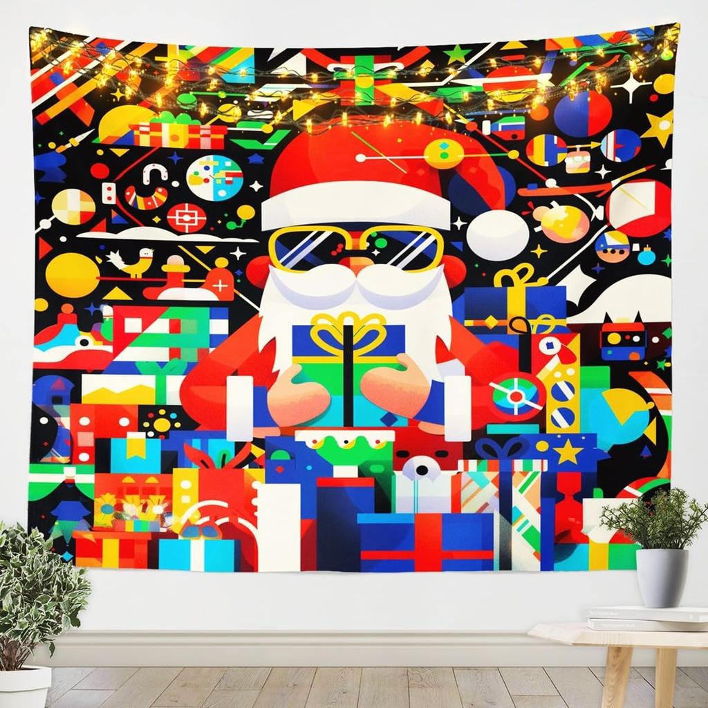 Christmas Tree Winter Morning Wall Hanging Tapestry Christmas Wall Hanging Tree Wall Hanging Gorgeous Christmas Tree Fireplace Gifts