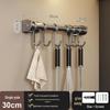 No-Drill Wall-Mounted Kitchen Storage Rack: Multifunctional Holder for Knives, Chopsticks, Pot Lids, and Seasoning Condiments