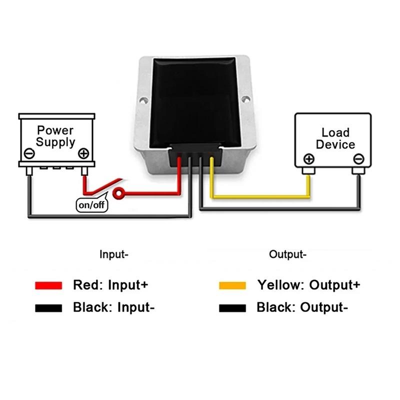 48V to 24V 5A-20A Step Down Buck DC-DC Power Converter 48 Volt to 24 Volt 5 AMP Voltage Regulator Voltage Reducer with CE RoHS