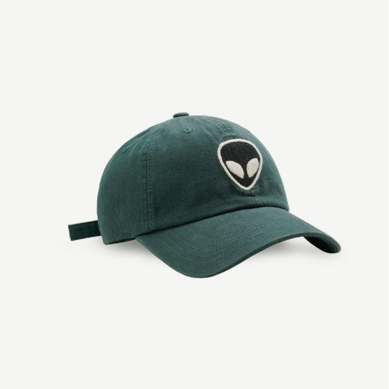 Cartoon Embroidered Baseball Cap Summer Street Trend Hip-hop Baseball Cap Women Korean Style Soft Top Wide-brimmed Couple Peaked Cap