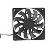 120mm CPU Fan Case Cooling Fan Low Noise 2500RPM Reverse Blade 4pin PWM Computer Fan Double Bearing Support Daisy Chain