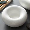 European White Ceramic Tableware Salad Dessert Bowl Snack Plate Household Table Decoration Cake Plate Kitchen Utensils Porcelain
