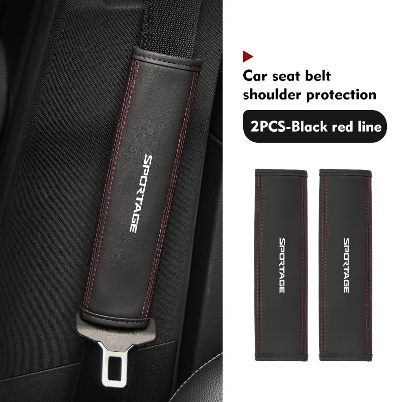 Car Seat Belt Cover Shoulder Pad Protector Cover Safety Belt Padding Pad Cushion For Kia Sportage    Sephia Stonic