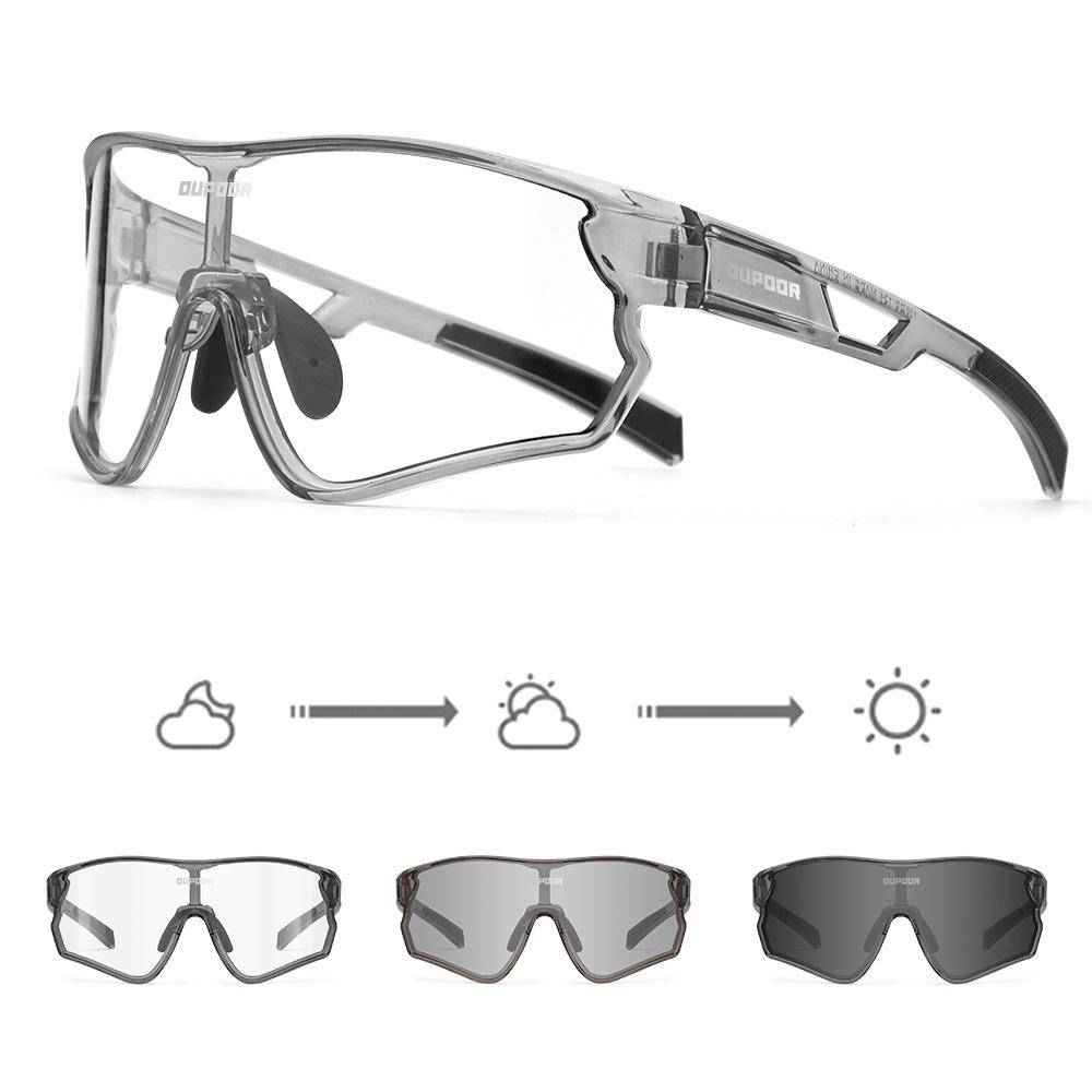 

New Outdoor Cycling Glasses Sports Windproof Sunglasses TR90 Color Changing Lenses Suitable Both Men Women Colorful Day Night Use