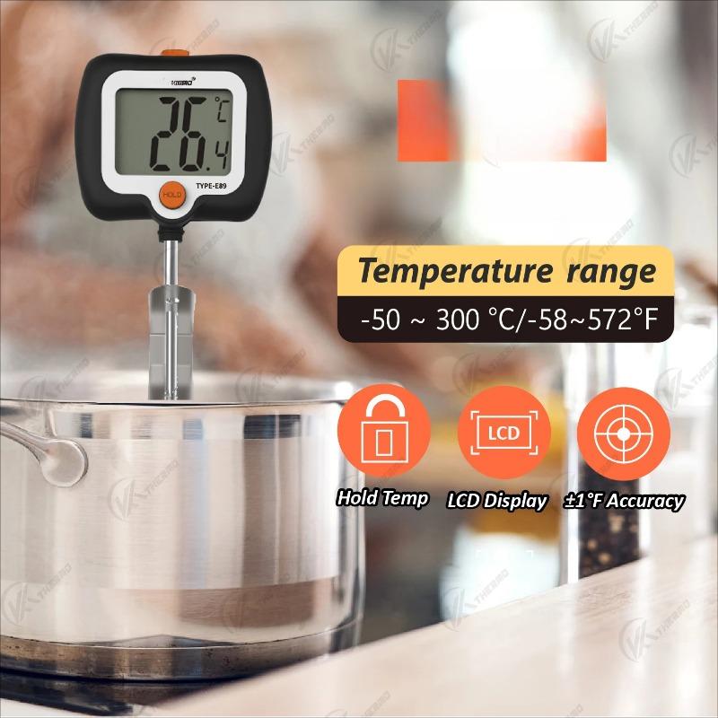 Confectionery/Sugar/Candy Thermometer Food Cooking Kitchen Digital BBQ Thermometer Meat Cake Milk Thermometer Tool