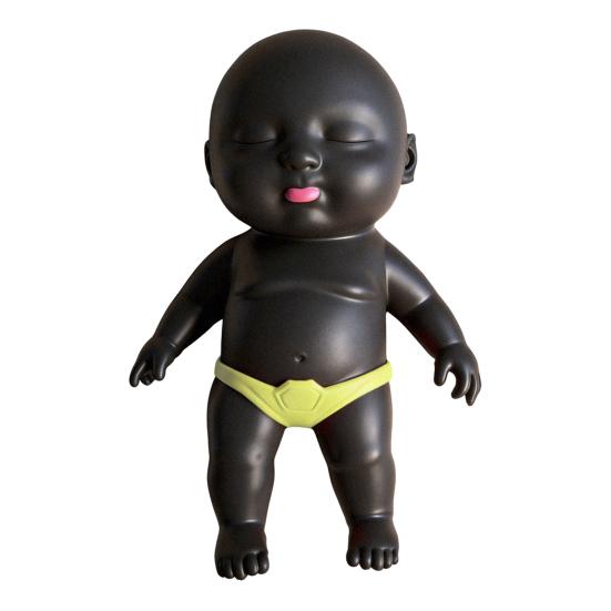 Black Babies Stress Relief Toy Slow Rising Anxiety Relieving Mini Baby Squeeze Toy Soft Stretchy Relaxation Stress Ball Fidget Toy