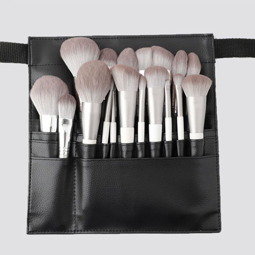 Multifunctional Makeup Brush Holder Cosmetic Organizer With Waist Belt Makeup Artist Tool Bags