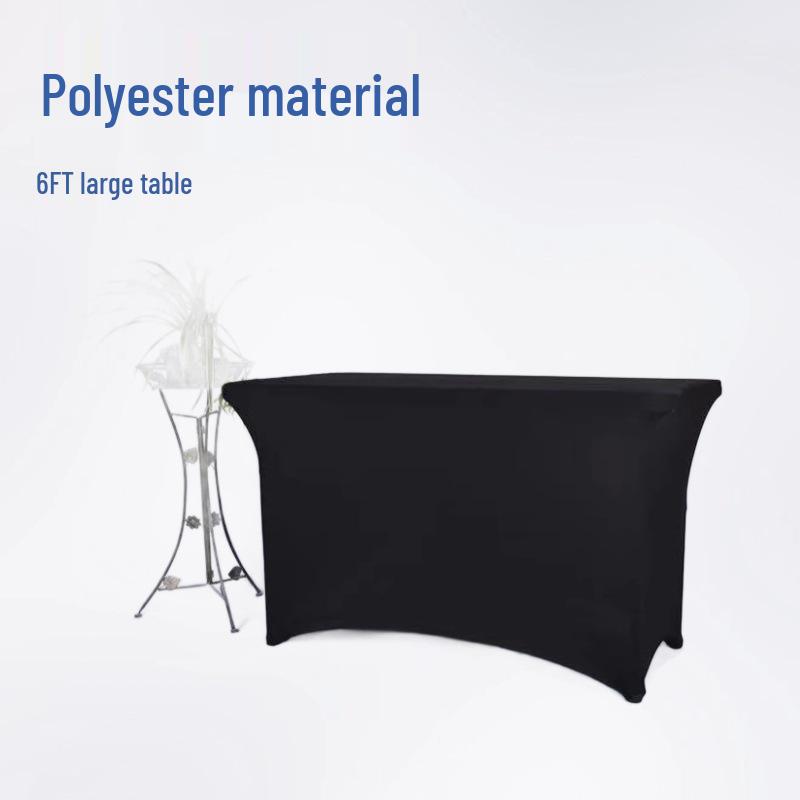 Premium Dustproof Stretch Tablecloth for Events: Thick, High-End Rectangular Cover for Restaurants, Hotels, Weddings, and Banquets