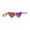 Heart Shape Mechanical Keycap Keychain Creative Stress Relief Toy Bag Pendant Ideal Graduation Gift Choice
