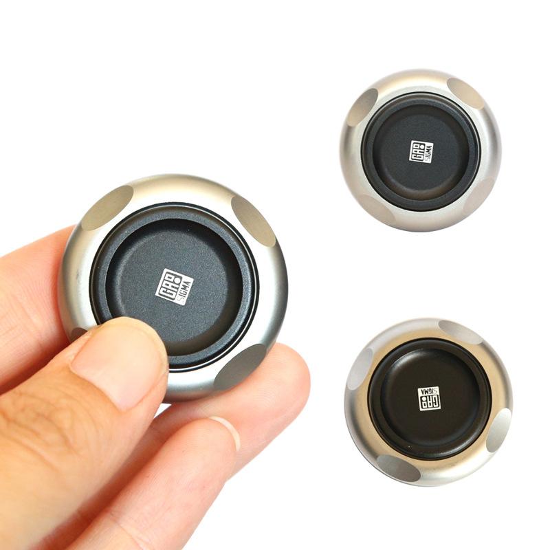 Magnetische Push-Münze Haptische Push-Karte Platte Schieber Ratsche Rad Mini Zappeln EDC Entlasten Stress Relief Spielzeug Antistresse Metall