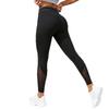 New hot-selling fitness mesh splicing sports leggings high waist hip-lifting yoga pants yoga clothes leggings