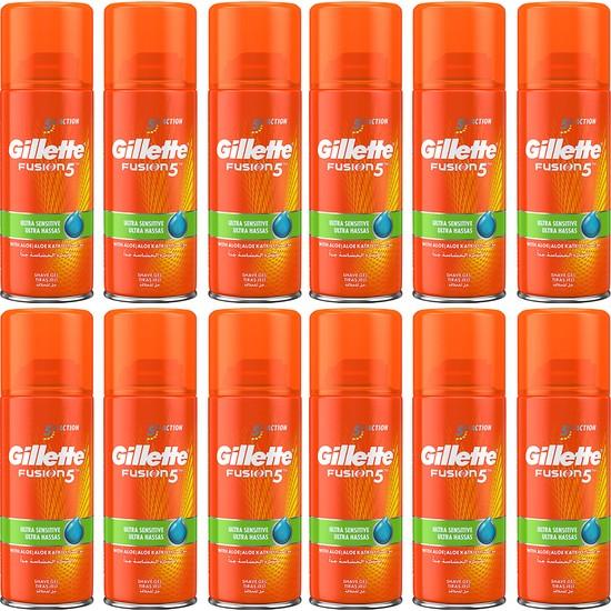 

Гель для бритья Gillette Fusion Ultra Sensitive 75 мл x 12 шт.