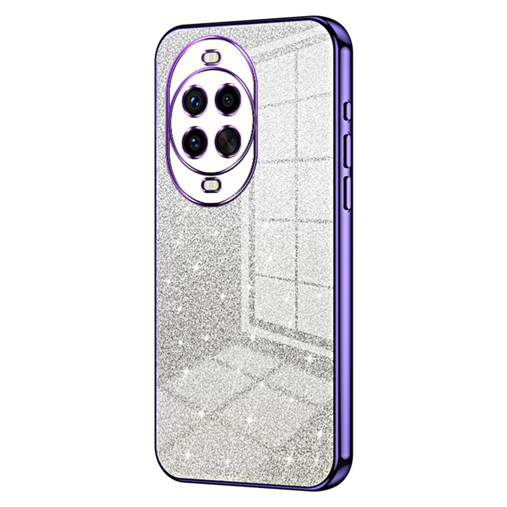 Pour Huawei nova 14 Pro 5G Coque Électroplaquée Dégradée Pailletée TPU Housse de Téléphone