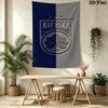Kifisia FC Wall Tapestry Aesthetic Wall Hanging Printed Fabric Blanket Decorative Tapestries for Bedroom Living Room Home Decor