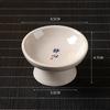 Chinese Mini Tea Fruit Bowl Snacks Cakes Dessert Fruit Plates Ceramic Tray Dried Fruit Plate Hotel Kitchen Dinner Table Decor