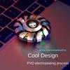 Kid Adult Stress Relief Toy Luminous Fidget Spinner EDC Metal High-grade Stress Relief  Rainbow Light Fingers Toy Relief Hobbies