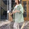 Summer Sunscreen for Women Drawstring Waist Mid-length Thin Windbreaker UV Protection Cardigan Lightweight Trench Coat
