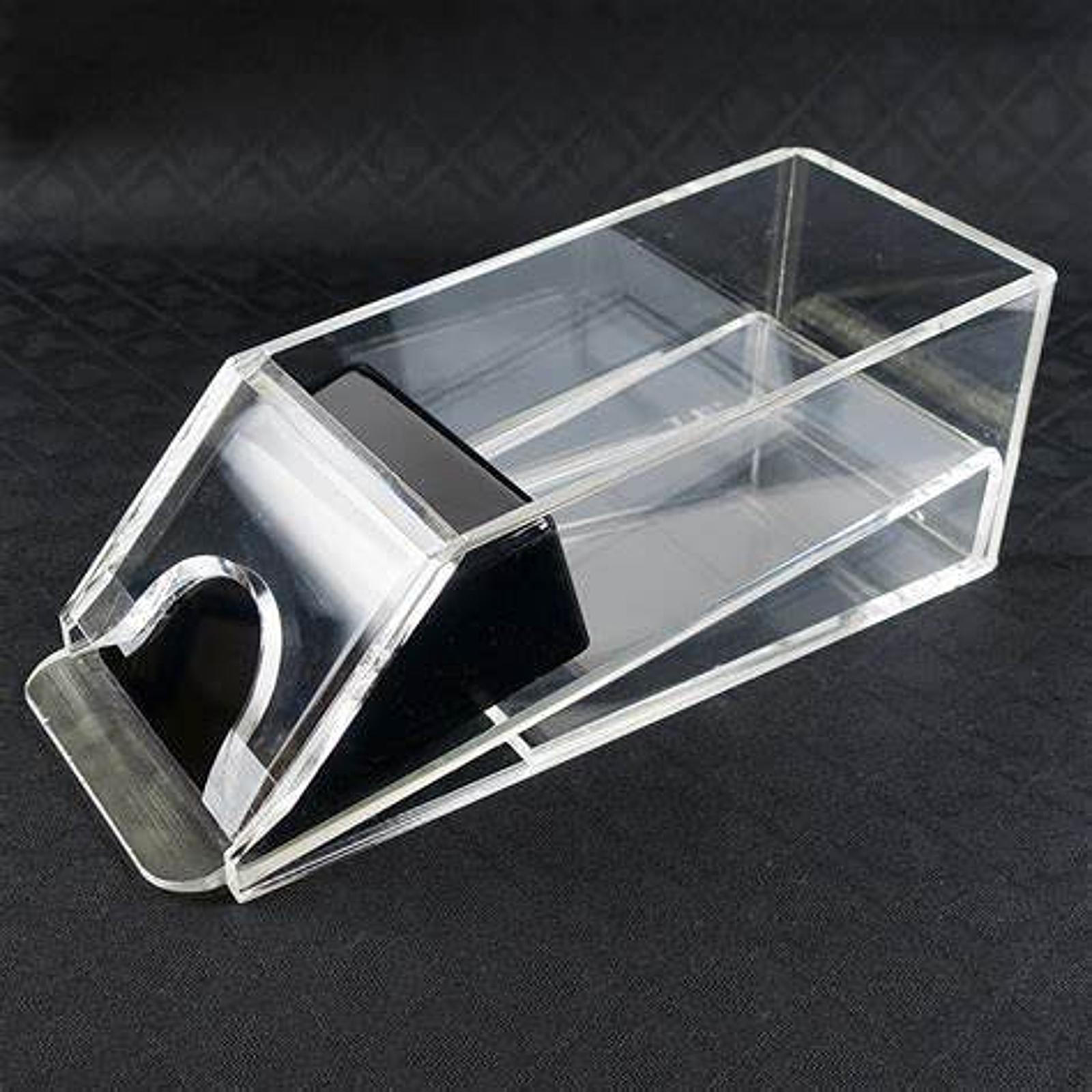 Acrylic Card Dealer Shoe for Efficient Game Play And Management 4 Deck Card Dealer