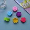 12Pcs Chocolate Molds Daisy Shaped Reusable Silicone Baking Molds for Home Kitchen Bakery