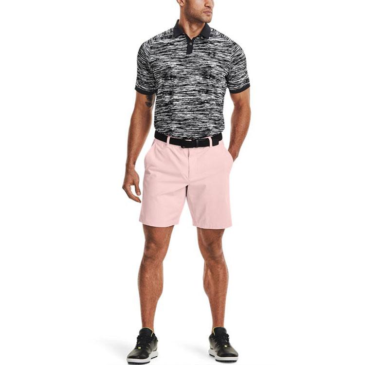 Under Armour Golf Short Sleeve Polo Shirt Men Tops Gray 1361805-100