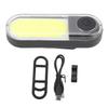 Clip On Flashlight Running Light Waterproof Safety Lights USB Rechargeable Warning Light COB 5 Gear Lights for Camping Hiking