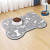 Diatomaceous Mud Absorbent Pet Placemat For Food And Water Bowl With Waterproof Quick-Dry Rubber Backing Non-Slip Home Pet Mat