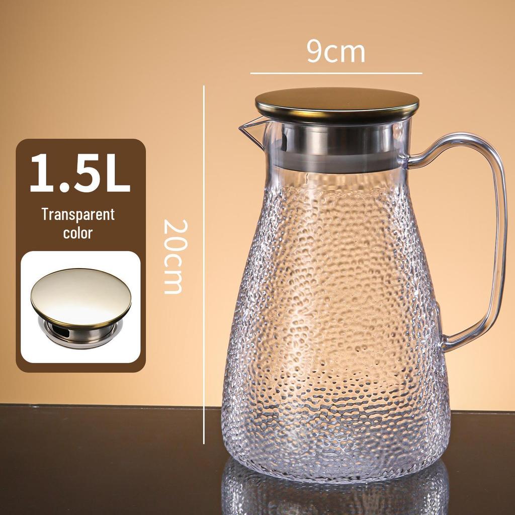 High-Temperature Resistant Acrylic Juice Jug - Plastic Fruit Beverage Kettle for Restaurants & Bars