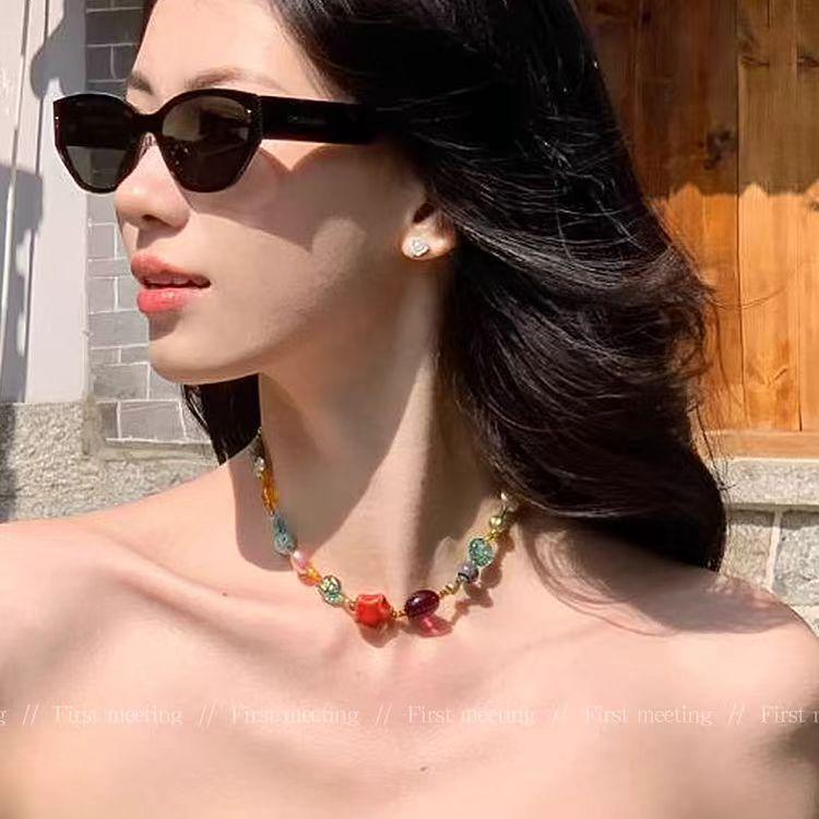 2025 High-End Gothic Punk Necklace: Y2K Dark Style Clavicle Chain for Women