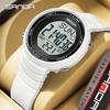 Sanda Large Dial Luminous Waterproof Sports Watch with Multi-function Alarm for Students