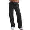 Pantalon de survêtement à jambes larges pour femmes, pantalon de survêtement ample à cordon de serrage à la mode