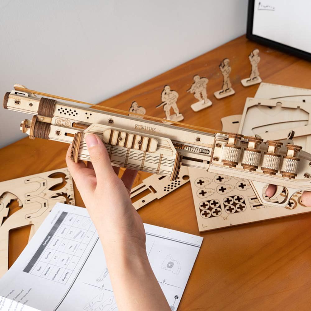 Robotime DIY Wooden 3D 3D Handmade Wooden Craft Popular Easy Perfect for New Gift Puzzle, Puzzle, Kit, Toy, Assembly, Beginners, Gift, Year's Gift,