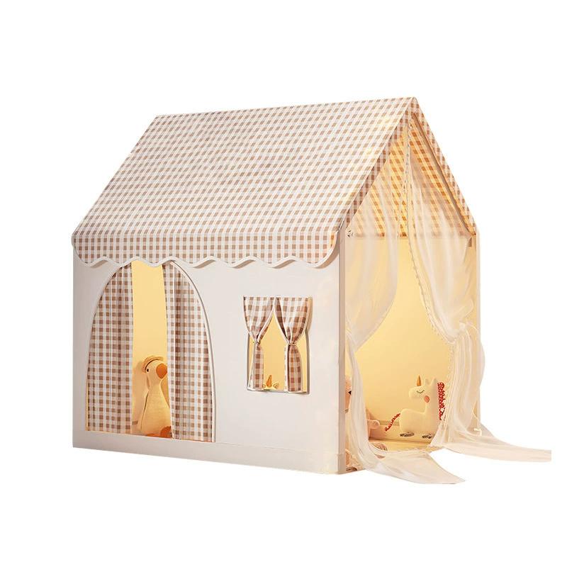 Tienda de campaña infantil para juegos, castillo plegable para interior, casa de juegos para niños