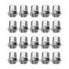 20-Piece X 1.5 Wheel Lug Bolts Nuts 19MM Hex For Ford C-Max Wheel Lug Nuts Stud Silver For Car Accessories
