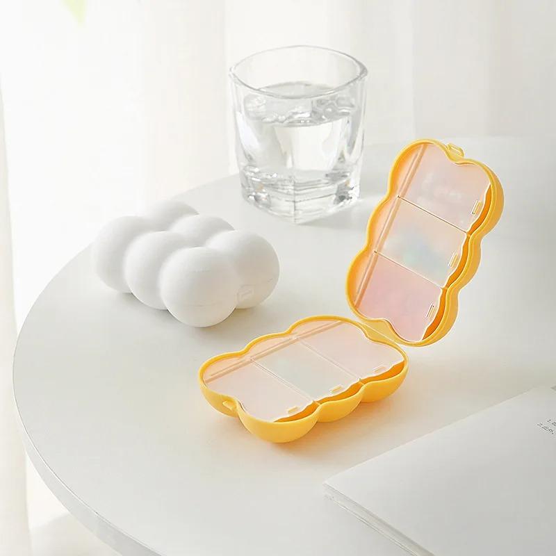 6 Grids Pill Organizer Travel Moisture Proof Pills Box For Pocket Purse Daily Pill Case Vitamin Holder Container