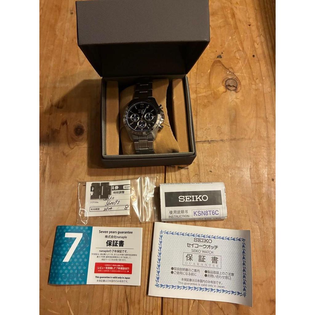 Used Good Condition Seiko Chronograph SEIKO Watch Quartz Working Item