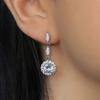 Lindon Fashion Copper Alloy Zircon Jewellery Drop Earrings For Women Wedding Party Gifts