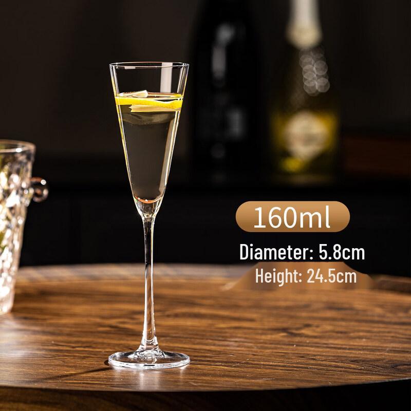 Chixing Crystal Champagne and Sparkling Wine Flute Set