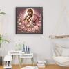 5D DIY Teilweise Speziell Geformter Bohrer Diamantmalerei Religion Jesus Maria Kit
