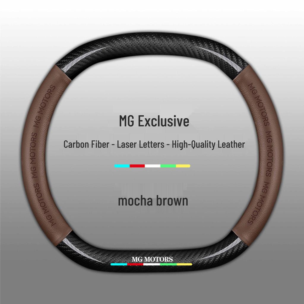 MG Car Steering Wheel Cover - Genuine Leather for MG6, MG Pilot, HS, MG5, Rui Teng, ZS, Rui Xing 3SW.