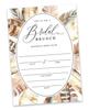 Inkdotpot 30A  FeathersA  Fill-In Style Bridal Shower Invitations Wedding Blank