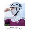 ROCKBROS Summer Cycling Face Mask Lightweight Breathable Cool Ice Silk Scarf With Glasses Holes Sunscreen Mask Cycling Headgear