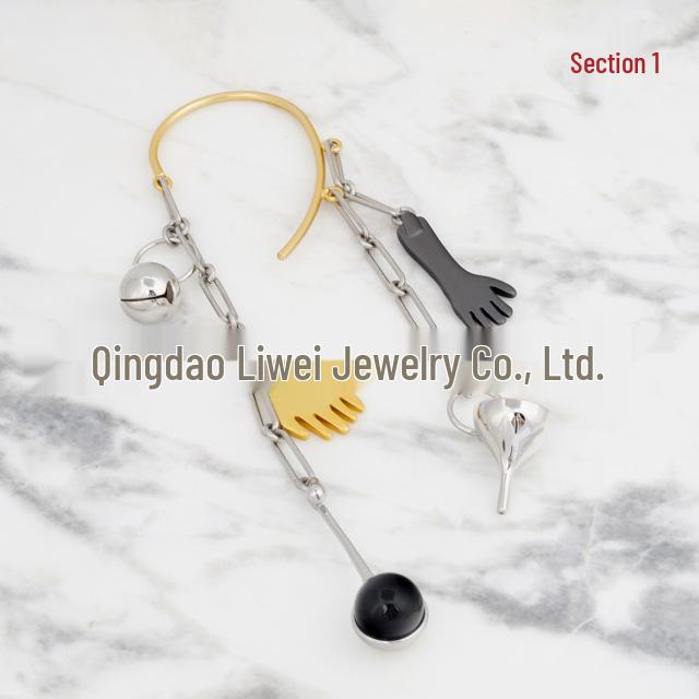 French Minimalist Teardrop U-Shaped Earrings - Runway Style