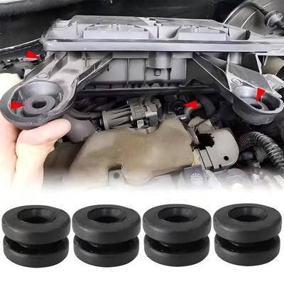 4Pcs Rubber Bushings for Engine Air Intake Housing Mounting To Absorb Shocks Replace 9814411880 1623159380